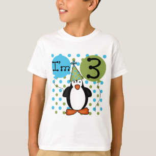 3e Penguin Verjaardag Tshirts en geschenken