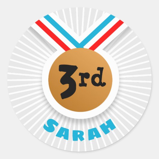 3e plaats ronde sticker (Voorkant)