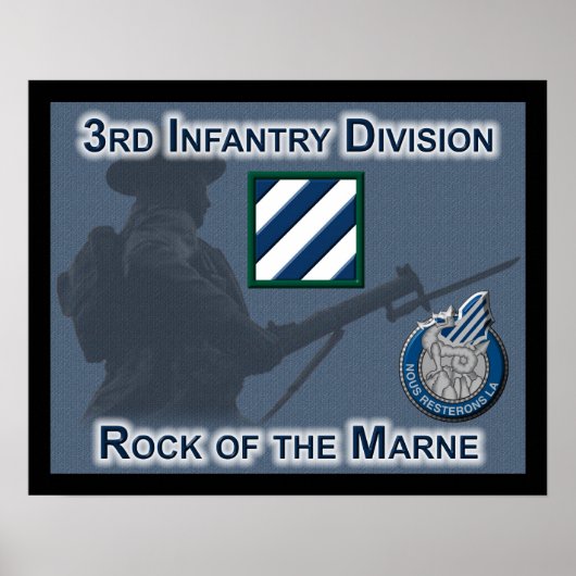 3e Poster infanteriedivisie (Voorkant)