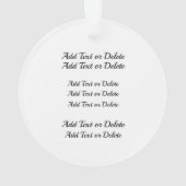 3e Precious All Occasion TRAVEL Ornament (achterkant)