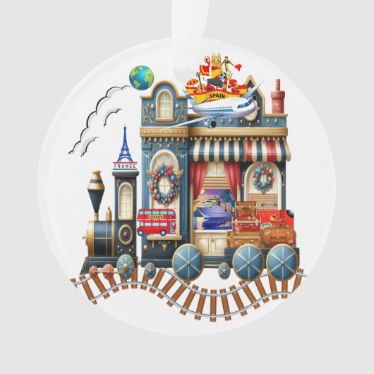 3e Precious All Occasion TRAVEL Ornament (voorkant)