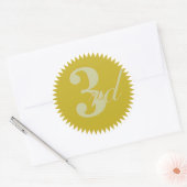 3e prijs Golden Seal Stickers (Envelop)