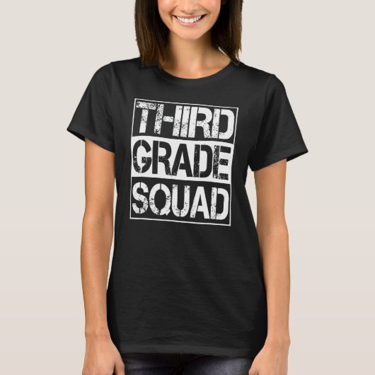 3e rang van het kwadraat van de derde graad terug  t-shirt (Voorkant)
