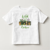 3e Safari Birthday Oerwoud Dieren T Kinder Shirts (Voorkant)