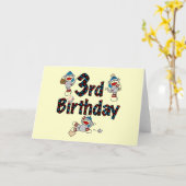 3e-socket basisbal zaterdag kaart (Gele Bloem)