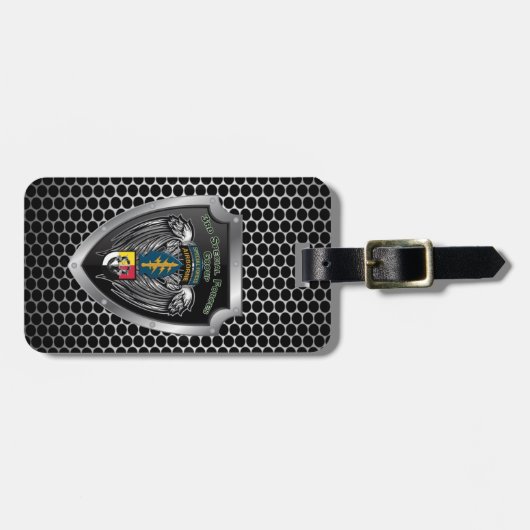 3e speciale-exploitatiegroep — Airborne Bagagelabel (Voorkant horizontaal)