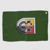 3e speciale exploitatiegroep Airborne Insignia Golfhanddoek (Horizontaal)