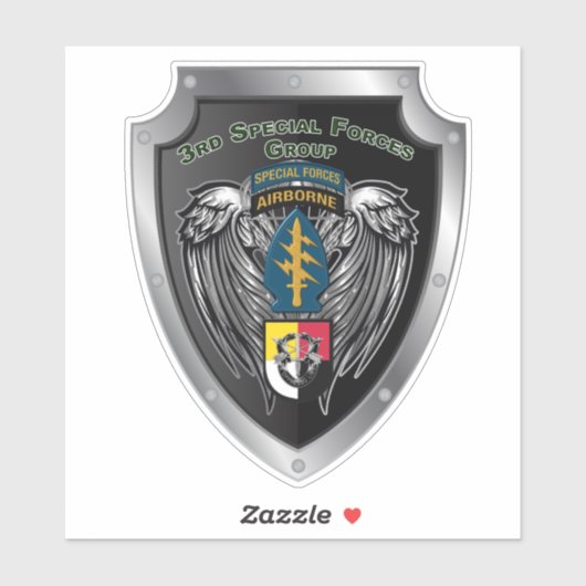 3e speciale-exploitatiegroep — Airborne Sticker (Vel)