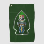 3e speciale groep van de strijdkrachten Golf Towel Golfhanddoek (Voorkant)