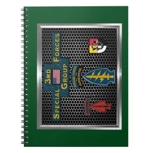 3e speciale operationele groep (SOF) Notitieboek (Voorkant)