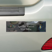 3e speciale troepenmacht flash vet vfw Bumperstick Bumpersticker (Op auto)