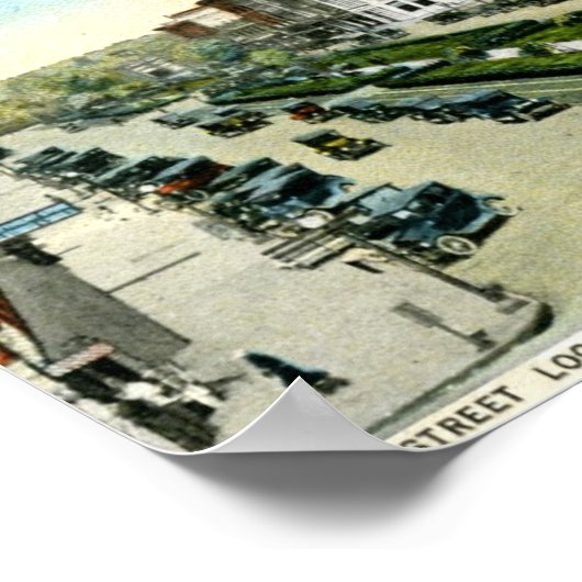 3e St., Macon, Georgia 1920s Poster (Hoek)