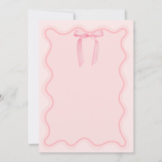 3e Stof Roze Strikken Verjaardagsfeest Prinses Kaart (Achterkant)