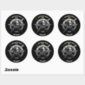 3E STRIJDMACHT RECON VIETNAM OORLOGSVETERAAN RONDE STICKER (Vel)