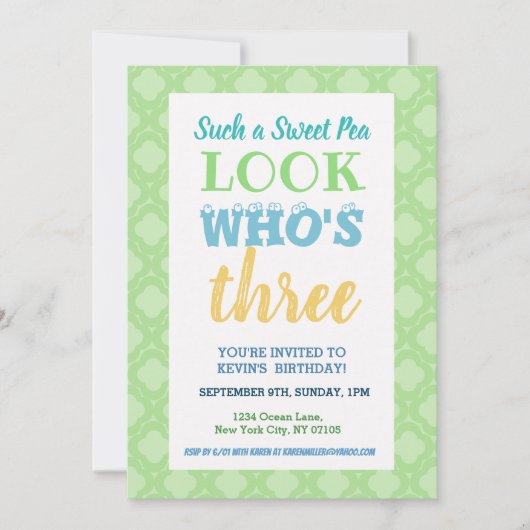 3e uitnodiging (Voorkant)