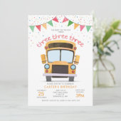 3e uitnodiging van de Bus-partij (Staand voorkant)