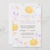 3e uitnodiging van de partij Halloween (Voorkant)