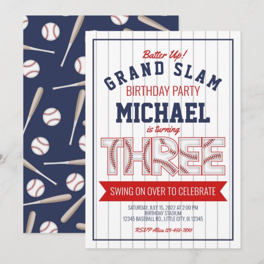 3e uitnodiging voor een wedstrijd (Voorkant / Achterkant)