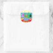 3e Undersea Adventure Verjaardag Tshirts Ronde Sticker (Tas)