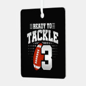 3e verjaardag 3 jaar Jubileum paar Metalen Ornament (Voorkant links)