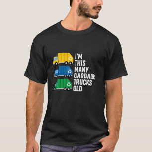 3e verjaardag 3 jaar oud ik ben deze veel vuilnis t-shirt