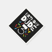 3e verjaardag 3 jaar oud jongensfeestje verjaardag servet (Hoek)