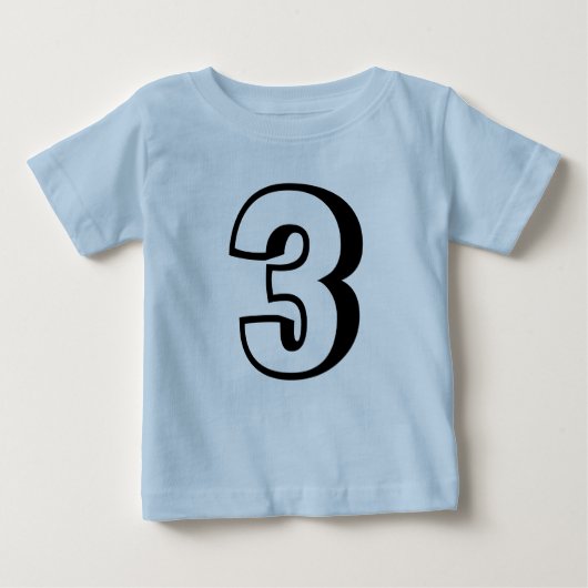 3e verjaardag 3 Toddler T-shirts (Voorkant)