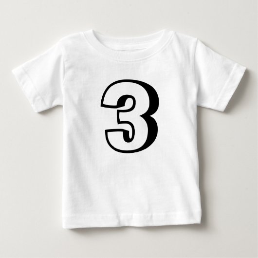 3e verjaardag 3 Toddler T-shirts (Voorkant)