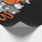 3e verjaardag Basketball Player Funny 3 Yo Cadeaupapier (Hoek)