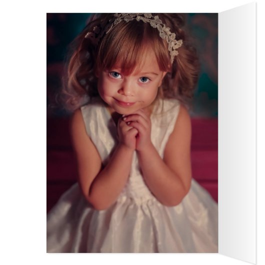 3e verjaardag bloem aangepast paars roze (Binnen (Links))