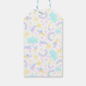 3e Verjaardag Cadeau Label met een grappige eenhoo Cadeaulabel (Achterkant)