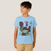 3e verjaardag Cowboy T-shirts en geschenken (Voorkant volledig)