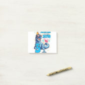 3e verjaardag Dinosaur 3 jaar oude jongen Kids Gew Post-it® Notes (Op bureau)