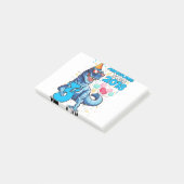 3e verjaardag Dinosaur 3 jaar oude jongen Kids Gew Post-it® Notes (Schuin)