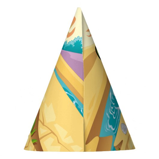 3e verjaardag Dinosaur Feesthoedjes (Achterkant)