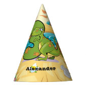 3e verjaardag Dinosaur Feesthoedjes (Voorkant)