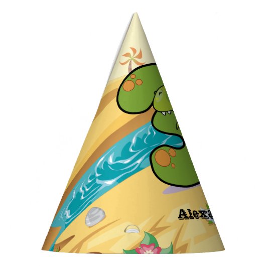 3e verjaardag Dinosaur Feesthoedjes (Links)