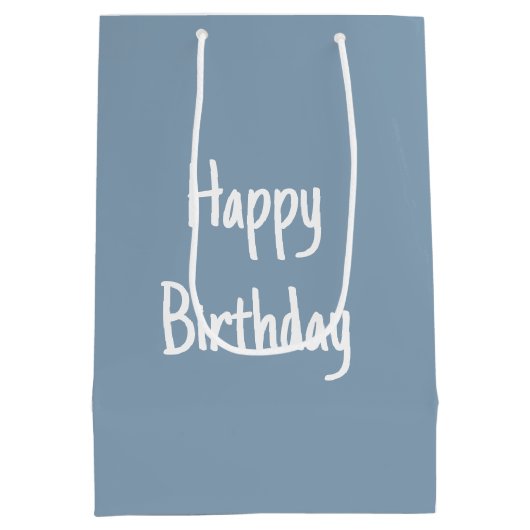 3e verjaardag eend dansen in een regen plas medium cadeauzakje (Achterkant)