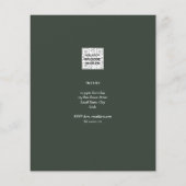 3e verjaardag foto collage uitnodigen jongen meisj flyer (Achterkant)