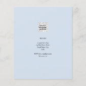 3e verjaardag foto collage uitnodigen jongen meisj flyer (Achterkant)