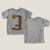 3e Verjaardag Giraffe Dier 3 Jaar Old Boys Kinder (Ontwerp Voorkant & Achterkant)