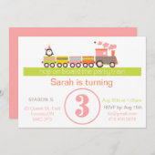 3e verjaardag (Girl) Kaart (Voorkant / Achterkant)