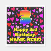 3e verjaardag: Het liefhebbende Kunstpatroon, Rege Servet (Voorkant)