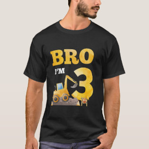 3e Verjaardag Jongen Bro Ik ben 3 jaar oude graafm T-shirt