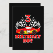 3e verjaardag kaart (Voorkant / Achterkant)