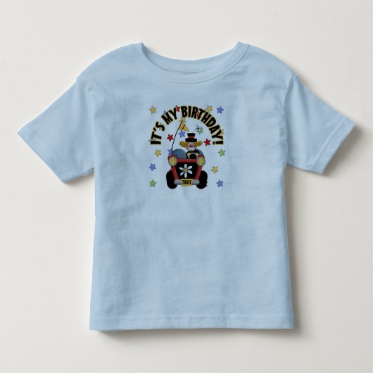 3e verjaardag kinder shirts (Voorkant)