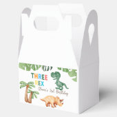 3e verjaardag met drie rex bedankdoosjes (Geopend)