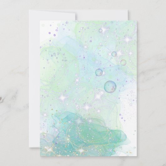 3e verjaardag, onder het Zee Kaart (Achterkant)