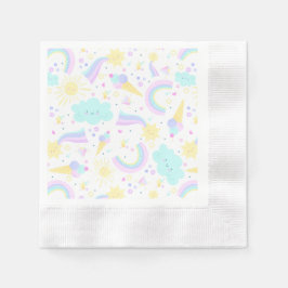 3e verjaardag Papier servet met een grappige eenho