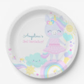 3e Verjaardag Papieren Bord met een grappige eenho (Voorkant)